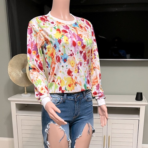 “Colorwave” Modora Long-sleeve Shirt. Size M. Great Fit! - Picture 2 of 3